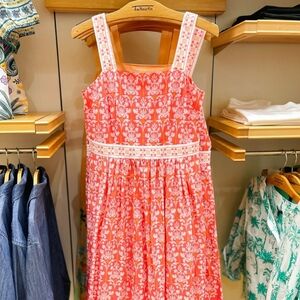 Talbots fit and flare maxi dress 100% cotton resort Wear